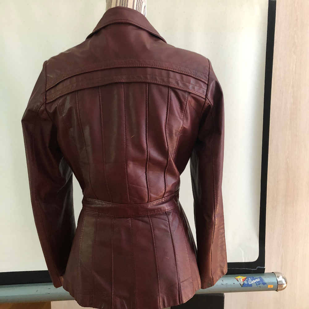 Wilsons Vintage Leather Jacket Size 12 Womens - Picture 4 of 7